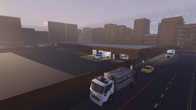 The family warehouse and its loading dock